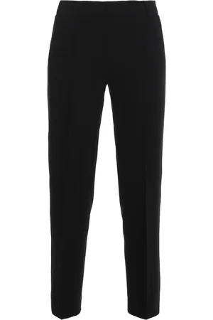 Michael Kors Femme, Pantalons, Noir, Taille: 34 FR Pantalon en crêpe noir avec fermeture éclair