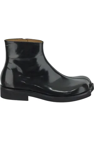 Maison Margiela Homme, Chaussures, Noir, Taille: 43 EU Bottines en cuir