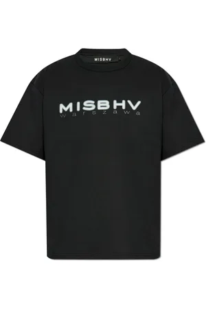 MISBHV Homme, Tops, Noir, Taille: XL T-shirt avec logo
