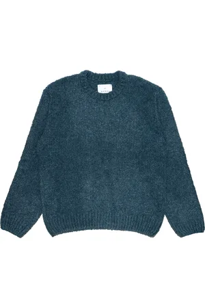 Edwin Homme, Pulls, Bleu, Taille: L Pull Tricot Texturé