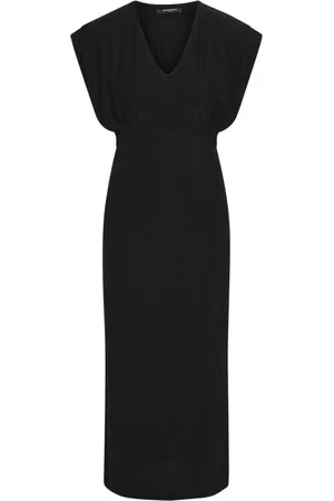 Bruuns Bazaar Femme, Robes, Noir, Taille: 40 FR Robe Comfreybbatalia à Col en V