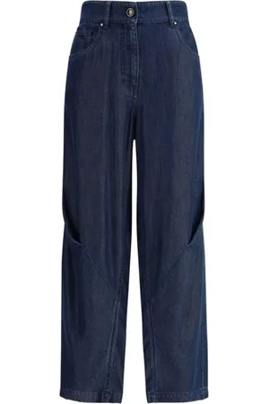 Giorgio Armani Femme, Jeans, Bleu, Taille: 40 FR Jeans à jambe large élégants