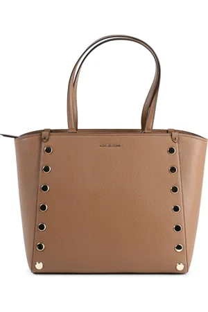 Michael Kors Femme, Sacs, Brun, Taille: ONE Size Grand Cabas en Cuir Taupe