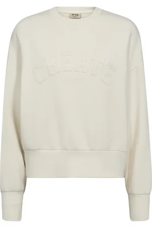 Mos Mosh Femme, Sweatshirts et sweats à capuche, , Taille: 40 FR Sweat Cool avec Vibes Rétro College
