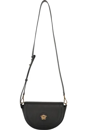 VERSACE Femme, Sacs, Noir, Taille: ONE Size Sac bandoulière en cuir élégant