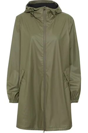 Part Two Femme, Vestes, Vert, Taille: 36/38 FR Veste de pluie élégante Kalamata