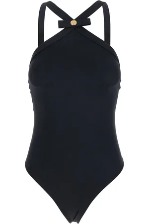 VERSACE Femme, Maillots de bain, Noir, Taille: 38 FR Maillot de Bain Noir Medusa Tech Tissu