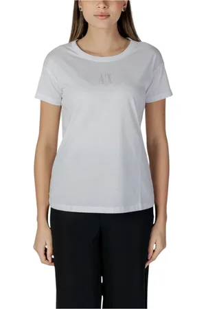 Armani Exchange Femme, Tops, Blanc, Taille: 36 FR Shorts Taille Haute Élégants