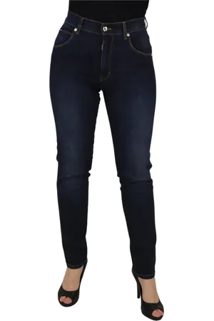 Dolce & Gabbana Femme, Jeans, Bleu, Taille: 40 FR Jean Skinny en Denim Bleu à Taille Haute en Coton