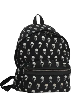 Saint Laurent Femme, Pre-owned, Noir, Taille: ONE Size Pre-owned Nylon sacs-dos