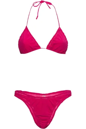 Reina Olga Femme, Maillots de bain, Rose, Taille: 40 FR Ensemble Bikini Triangle Fuchsia