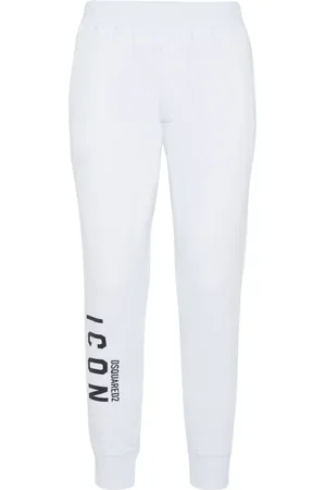 Dsquared2 Homme, Pantalons, Blanc, Taille: L Collection de Vêtements Mode Élégants