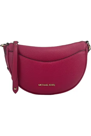 Michael Kors Femme, Sacs, Rose, Taille: ONE Size Sac Demi-Lune Crossbody avec Porte-Cartes