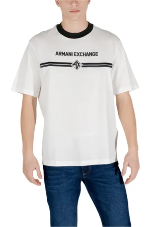 Armani Exchange Homme, Tops, , Taille: M T-shirt en coton imprimé