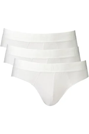Bikkembergs Homme, Sous-vêtements, Blanc, Taille: S Pack de slips en coton classiques