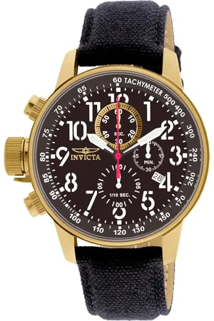 Invicta Homme, Accessoires, Noir, Taille: ONE Size Montre Chronographe Analogique avec Indicateur de Date