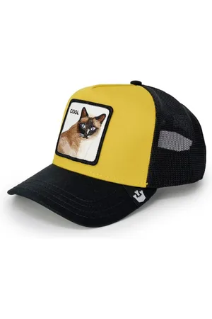 Goorin Bros. Homme, Accessoires, Jaune, Taille: ONE Size Cool Cat Trucker Cap Animal Farm