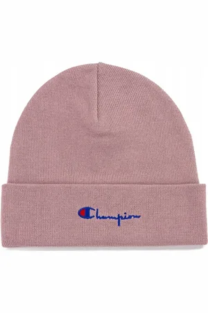 Champion Femme, Accessoires, Rose, Taille: ONE Size Bonnet Rose avec Logo et Inscription