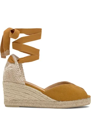 Castaner Femme, Chaussures, Jaune, Taille: 35 EU Sandales À Talon DE 7 CM