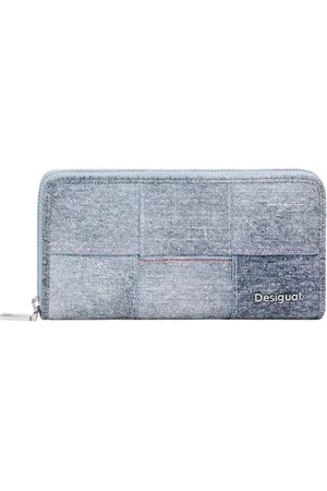 Desigual Femme, Accessoires, Bleu, Taille: ONE Size Portefeuille Imprimé Bleu pour Femmes