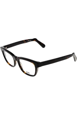 GCDS Unisex, Accessoires, Brun, Taille: ONE Size Montures Optiques Carrées Marron