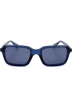 Polaroid Unisex, Accessoires, Bleu, Taille: ONE Size Lunettes de Soleil Carrées Bleues Choix Élégant