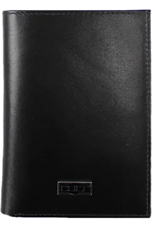 Cult Homme, Accessoires, Noir, Taille: ONE Size Portefeuille en Cuir de Luxe