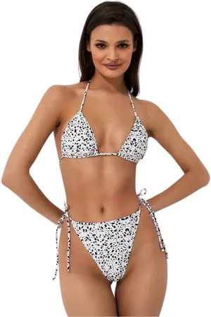 Reina Olga Femme, Maillots de bain, Blanc, Taille: 38 FR Ensemble Bikini Concetta à Pois