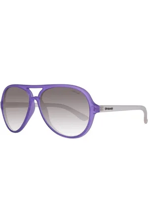 Polaroid Femme, Accessoires, Violet, Taille: ONE Size Lunettes de Soleil Aviateur Violettes pour Femmes