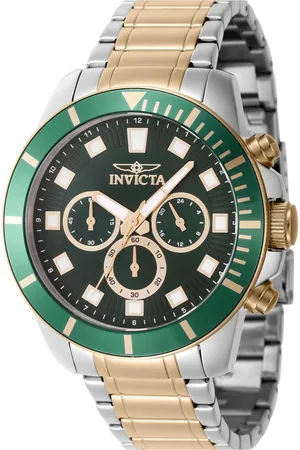 Invicta Homme, Accessoires, Multicolore, Taille: ONE Size Chronographe Montre de Luxe en Acier Inoxydable