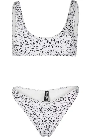 Reina Olga Femme, Maillots de bain, Blanc, Taille: 40 FR Bikini à pois blanc Coolio