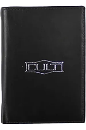 Cult Homme, Accessoires, Noir, Taille: ONE Size Portefeuille en cuir élégant avec porte-monnaie
