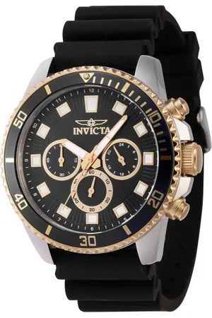 Invicta Homme, Accessoires, Noir, Taille: ONE Size Chronographe Montre Analogique pour Homme