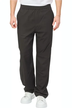 Armani Exchange Homme, Pantalons, Noir, Taille: W34 Pantalon noir à taille élastique