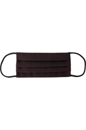 Dolce & Gabbana Unisex, Accessoires, Brun, Taille: ONE Size Masque facial élégant marron châtaigne