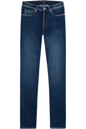 sartoria tramarossa Homme, Jeans, Bleu, Taille: W32 Jean Droit Classique Bleu