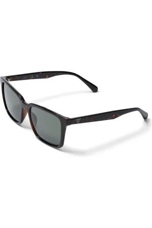 Guess Homme, Accessoires, Brun, Taille: ONE Size Tortue Lunettes de soleil en acétate Protection UV3