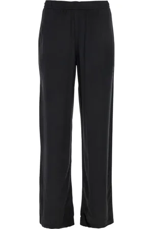 Diesel Homme, Pantalons, Noir, Taille: L Pantalon Noir avec Logo D Brodé