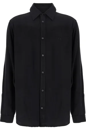 Diesel Homme, Chemises, Noir, Taille: XL Chemise Noire avec Logo D