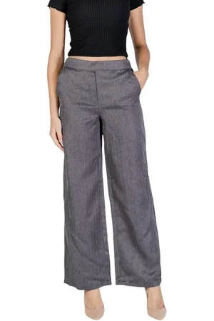 JACQUELINE DE YONG Femme, Pantalons, Gris, Taille: 42 FR L32 Pantalon Femme en Polyester Gris Automne/Hiver
