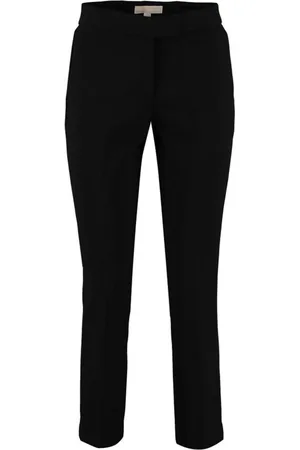 Michael Kors Femme, Pantalons, Noir, Taille: 38 FR Pantalon Noir Ajusté en Ponte
