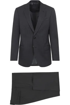Giorgio Armani Homme, Costumes, Noir, Taille: M Costume en Laine Sophistiqué Nude & Neutrals