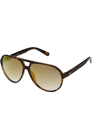 Guess Unisex, Accessoires, Brun, Taille: ONE Size Élégantes Lunettes de Soleil avec Logo et Emballage d