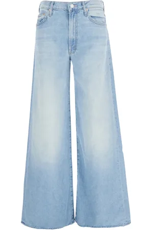 Mother Femme, Jeans, Bleu, Taille: W25 Jeans larges bleu clair en coton