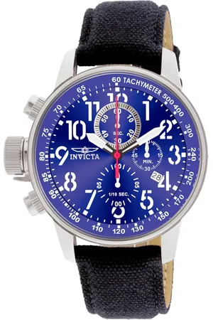 Invicta Homme, Accessoires, Noir, Taille: ONE Size Aviateur Chronographe Montre 28166 Modèle