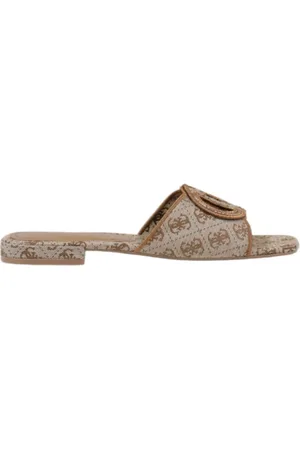 Guess Femme, Chaussures, , Taille: 40 EU Chaussons en Textile Imprimé Chic