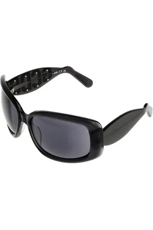 GCDS Unisex, Accessoires, Noir, Taille: ONE Size Élégantes Lunettes de Soleil Papillon avec Protection UV