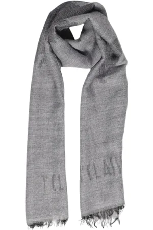 ALVIERO MARTINI 1A CLASSE Femme, Accessoires, Gris, Taille: ONE Size Élégante Écharpe en Laine Grise