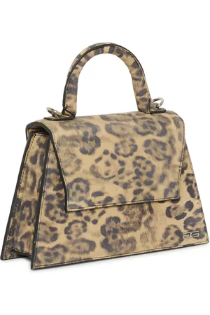 Gestuz Femme, Sacs, Brun, Taille: ONE Size Sac Accessoire en Cuir Imprimé Léopard