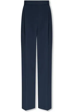 Michael Kors Femme, Pantalons, Bleu, Taille: 36 FR Pantalon large en crêpe